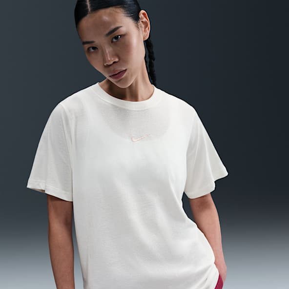 売れ筋商品|||ナイキ Tシャツ レディース トップス ASBURY CREW  - Print T-shirt - black/white Nike Sportswear ASBURY CREW - T-Shirt print - black/white